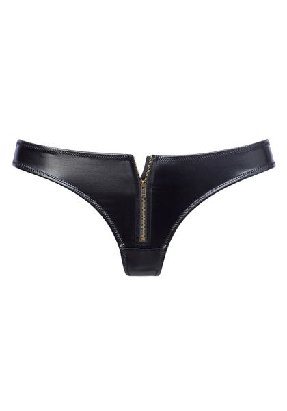petite fleur gold String in Leder-Optik mit Reißverschluss (Kunstleder) günstig online kaufen