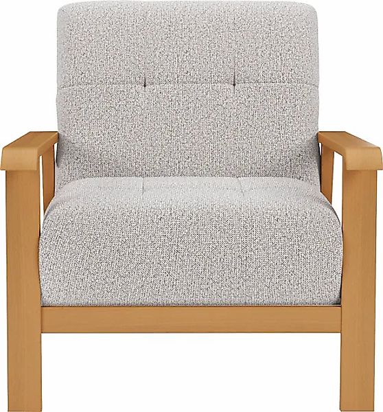 sit&more Sessel »Billund«, Armlehnen aus eichefarbigem Buchenholz, verschie günstig online kaufen