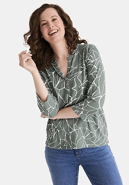 STOOKER WOMEN 3/4-Arm-Shirt "MARIE Print Shirt Bluse 3/4-Arm", Regular Fit günstig online kaufen