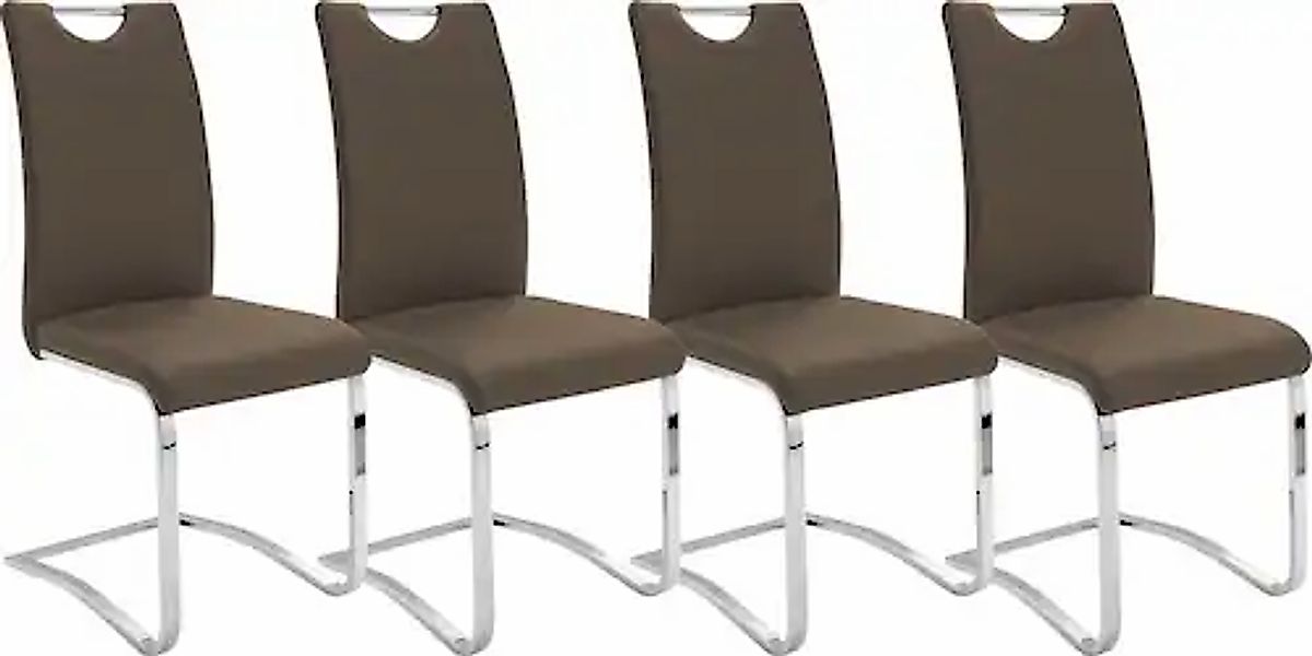 MCA furniture Freischwinger »Köln«, (Set), 4 St., Kunstlederbezug, Komforts günstig online kaufen