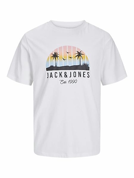 Jack & Jones Rundhalsshirt JJPALM TEE SS CREW NECK LN günstig online kaufen