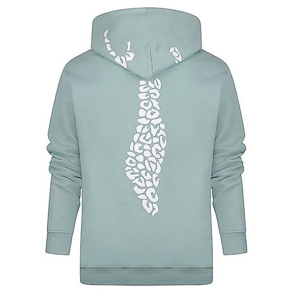 uptolake design Hoodie Unisex-Kapuzensweatshirt mit Leo Design auf dem Rück günstig online kaufen