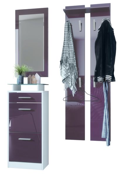 Vladon Garderoben-Set Loret V2, (Garderobe Set günstig online kaufen