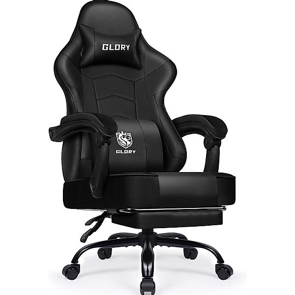 LuxusKollektion Gaming-Stuhl Gaming Stuhl Schwarz mit günstig online kaufen