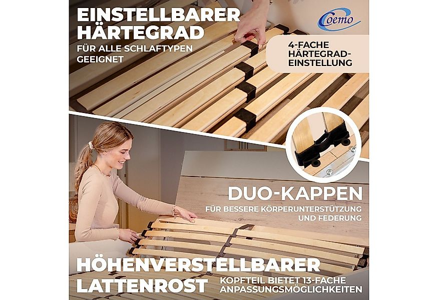Lattenrost ERGO K, Coemo, Kopfteil manuell verstellbar, Fußteil nicht verst günstig online kaufen