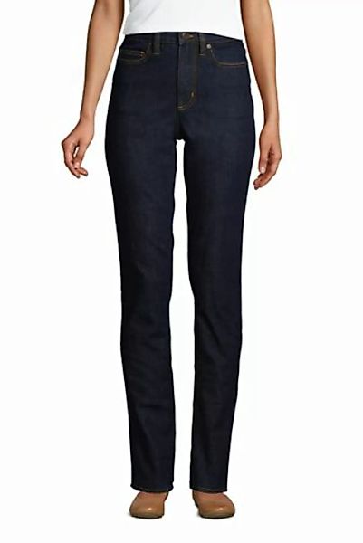 Shaping Jeans Straight Fit High Waist, Damen, Größe: 44 34 Normal, Blau, De günstig online kaufen