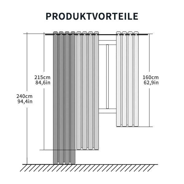 Simloveve Vorhang Gardinen Wohnzimmer Lärmschutz Thermogardine günstig online kaufen