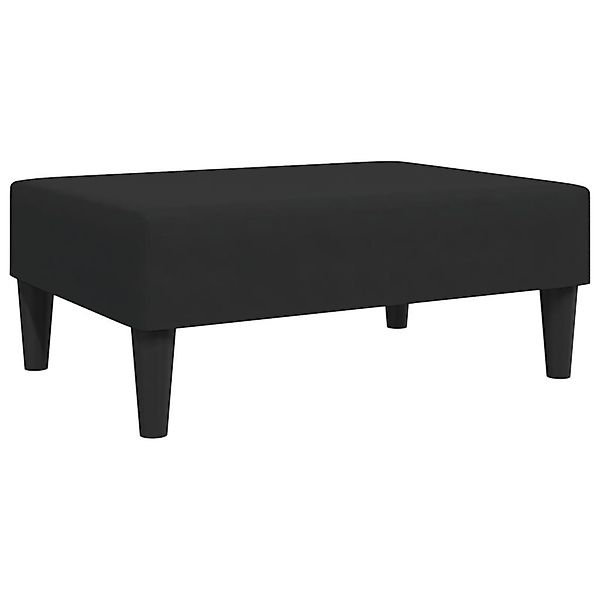 vidaXL Polsterhocker Fußhocker Schwarz 77x55x31 cm günstig online kaufen