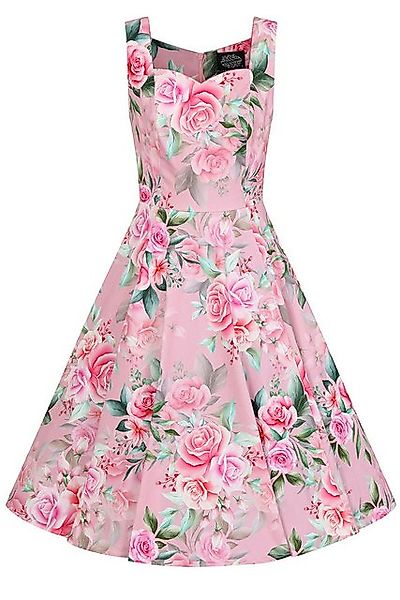 Hearts & Roses London A-Linien-Kleid Nellie Floral Rose Retro Vintage Fit-N günstig online kaufen