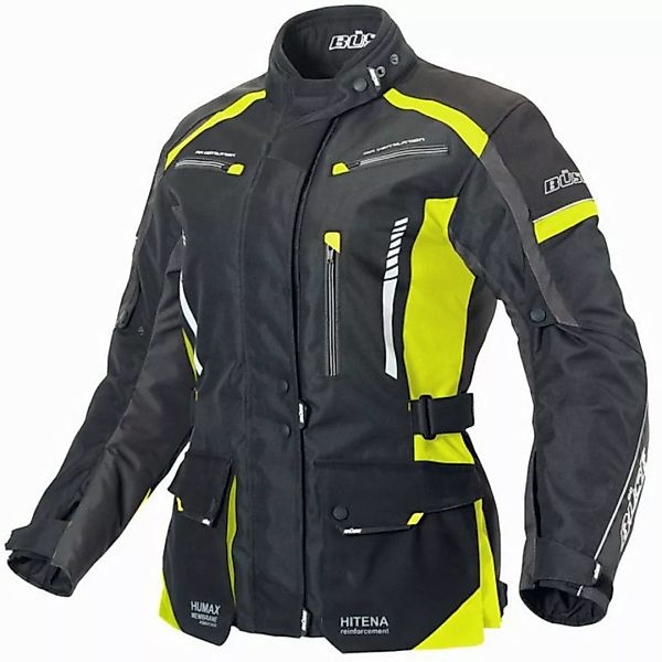 Büse Motorradjacke Büse Torino II Textiljacke schwarz / neongelb Damen 38 günstig online kaufen