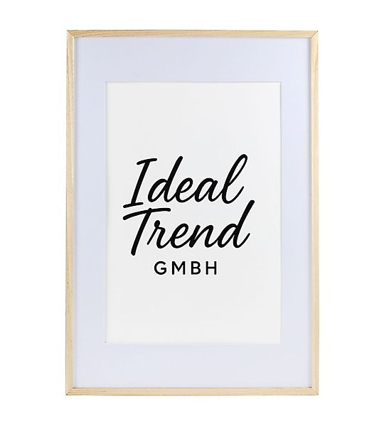 IDEAL TREND Bilderrahmen Bilderrahmen Massivholz Eiche günstig online kaufen