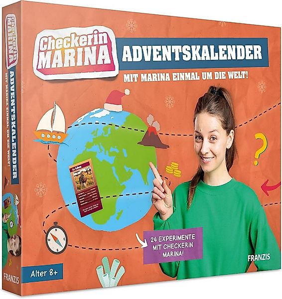 Franzis Spielzeug-Adventskalender 67252 - Checkerin Marina Adventskalender günstig online kaufen