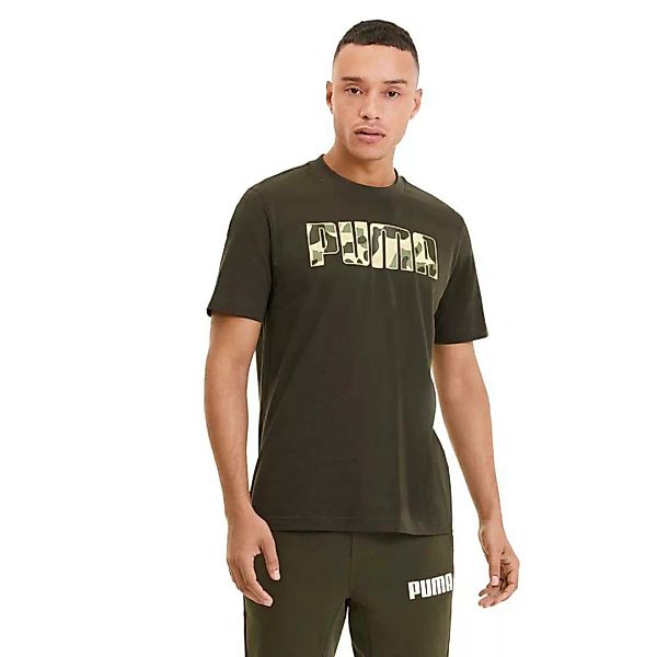 Puma Rebel Camo Fill Kurzarm T-shirt M Forest Night günstig online kaufen