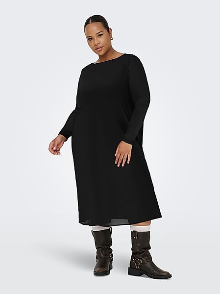ONLY CARMAKOMA Chiffonkleid CARFOREST LIFE LS günstig online kaufen