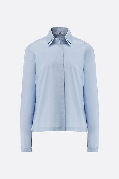 Hemdbluse Boxy Fit mit Perlen-Details günstig online kaufen