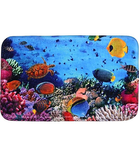 Sanilo Badematte Ocean, rutschhemmend, waschbar, schnelltrocknend, günstig online kaufen