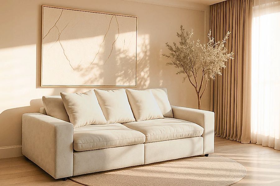 Home affaire 3-Sitzer "Venslev" Lounge-Sofa, mit extra tiefer Sitzfläche un günstig online kaufen