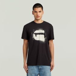 G-STAR T-Shirt Spray G Logo mit günstig online kaufen