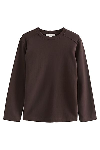 Next Langarmshirt Langarmshirt aus schwerem Stoff günstig online kaufen