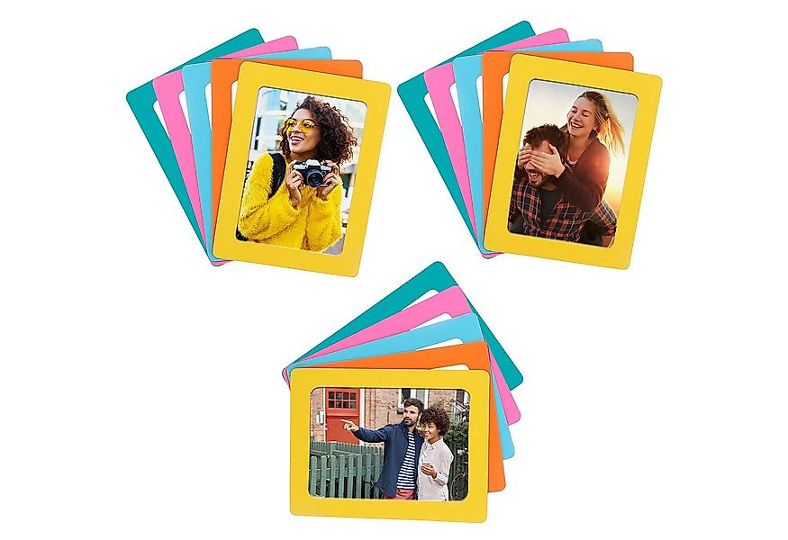 Belle Vous Einzelrahmen Magnetic Picture Frames - 15 Pack - 5 Colors, (1 St günstig online kaufen