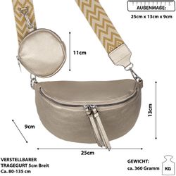 EAAKIE Gürteltasche Bauchtasche Umhängetasche Crossbody-Bag Kunstleder günstig online kaufen