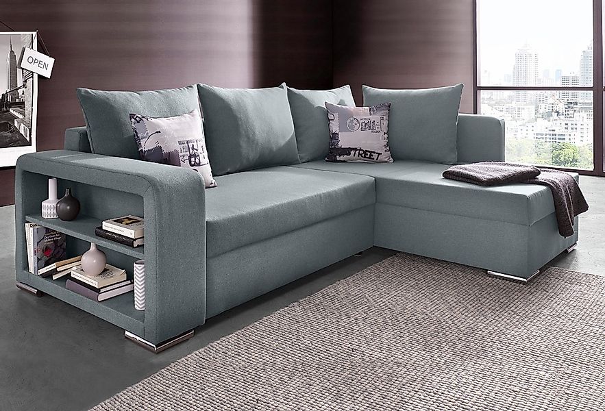 COLLECTION AB Ecksofa "John L-Form", mit Bettfunktion, Bettkasten und integ günstig online kaufen