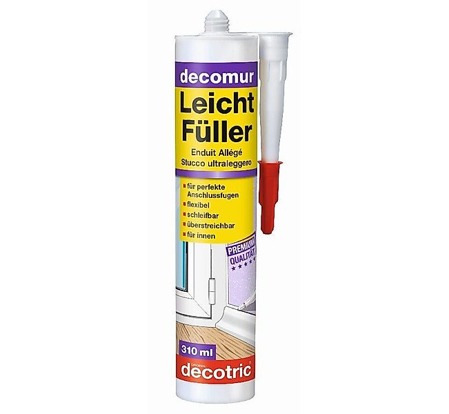 decotric® Spachtelmasse Decotric Decomur Leichtfüller 310 ml günstig online kaufen