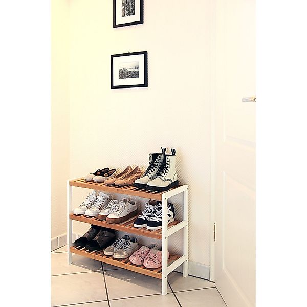 dibea Regal Schuhregal aus Bambus, mit günstig online kaufen