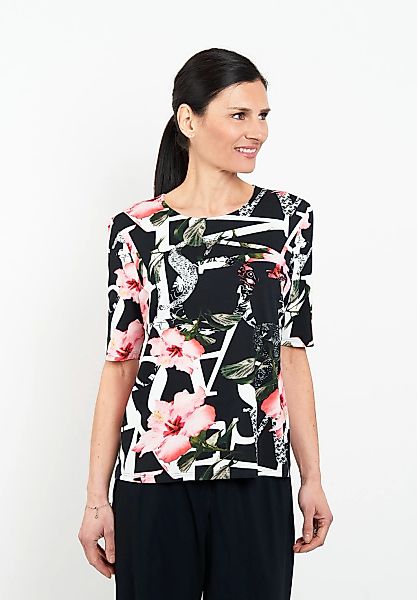 Seidel Moden T-Shirt, mit floralem Muster und MADE IN GERMANY günstig online kaufen