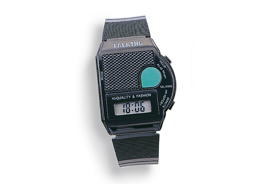 Atlanta Quarzuhr Sprechende Armbanduhr mit Weckfunktion, Quarzwerk, aus Kun günstig online kaufen