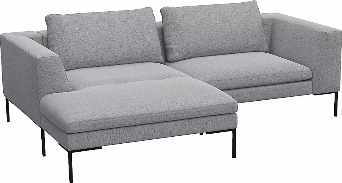 FLEXLUX Ecksofa "Loano, superbequemer Sitzkomfort durch Kaltschaum im Sitz, günstig online kaufen