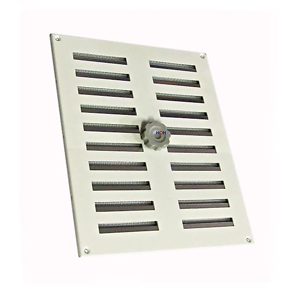 Häusler Lüftungsgitter LG 3025 SW Schiebegitter Alu Weiß PVD 300 x 250 Ablu günstig online kaufen