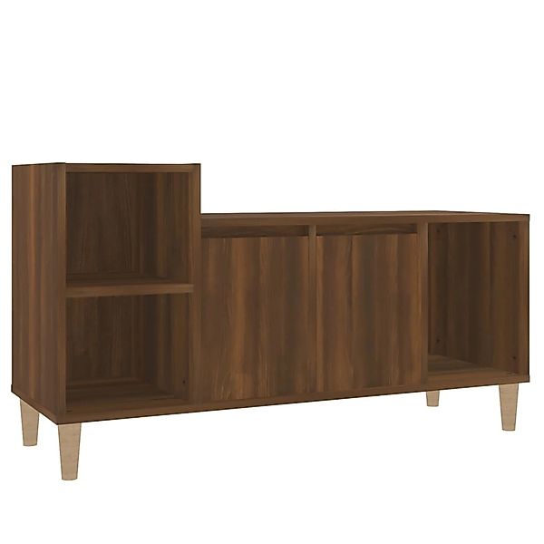 Vidaxl Tv-schrank Braun Eichen-optik 100x35x55 Cm Holzwerkstoff günstig online kaufen
