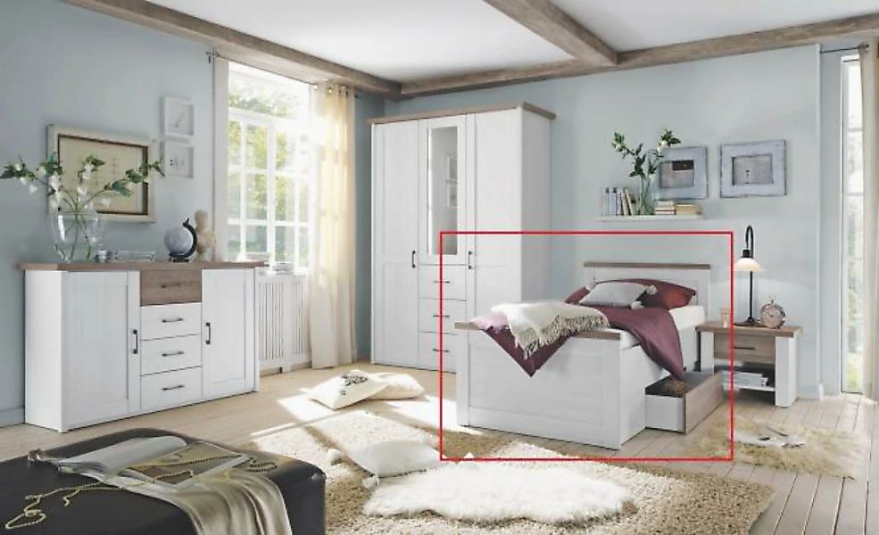 Schlafkontor Bett "Luca", inklusive Schubkasten günstig online kaufen