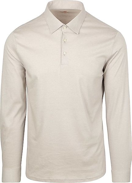 Desoto Longsleeve Poloshirt Essential Beige - Größe XL günstig online kaufen