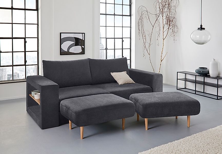 LOOKS by Wolfgang Joop 3,5-Sitzer Looksvb, Verwandlungssofa: aus Sofa wird günstig online kaufen