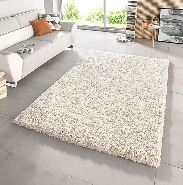 HANSE Home Hochflor-Teppich »Venice«, rechteckig, 45 mm Höhe, meliert, Shag günstig online kaufen
