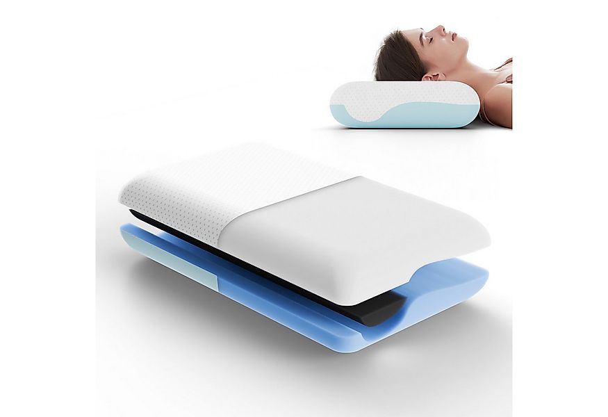 ROYGBIV Nackenstützkissen orthopädisches kissen, kopfkissen nackenschmerzen günstig online kaufen