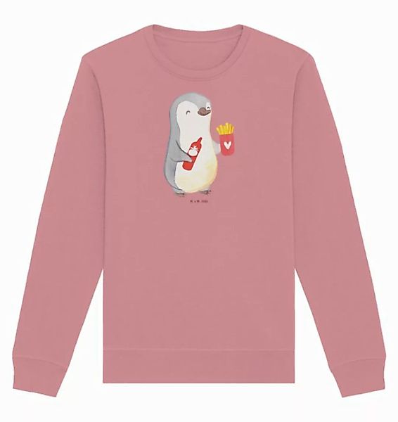 Mr. & Mrs. Panda Longpullover Größe L Pinguin Pommes - Canyon Pink - Gesche günstig online kaufen