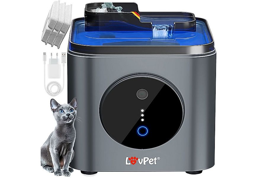 Lovpet Trinkbrunnen für Katzen & Haustiere Wasserspender mit Bewegungssenso günstig online kaufen