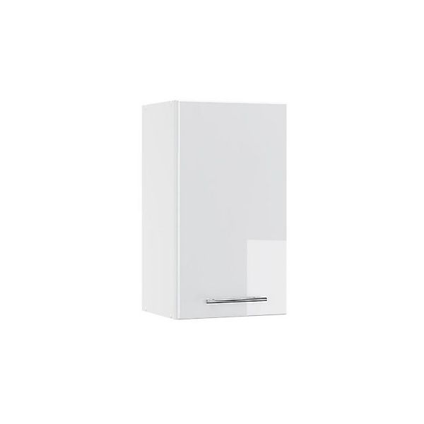 Vicco Badschrank Fame-Line Weiß Hochglanz/Weiß 40 x 72 cm günstig online kaufen
