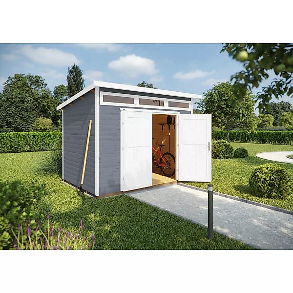 Weka Holz-Gartenhaus Weka Gartenhaus 264 Pultdach Lasiert 285 cm günstig online kaufen