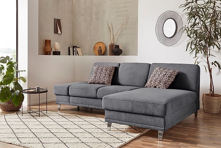 sit&more Ecksofa "Clio L-Form" wahlweise mit Bettfunktion oder Vorziehsitz günstig online kaufen