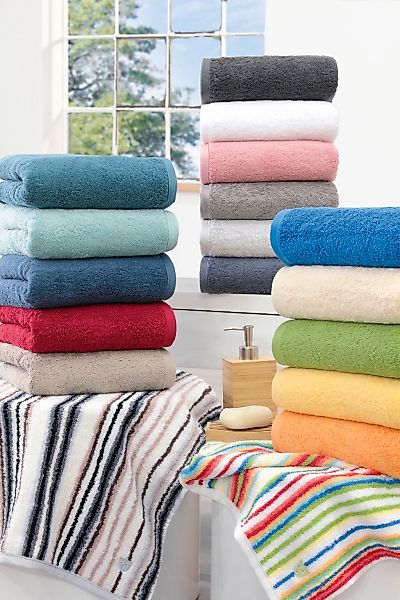 ROSS Duschtuch "Vita" Bestickung ROSS-Emblem günstig online kaufen