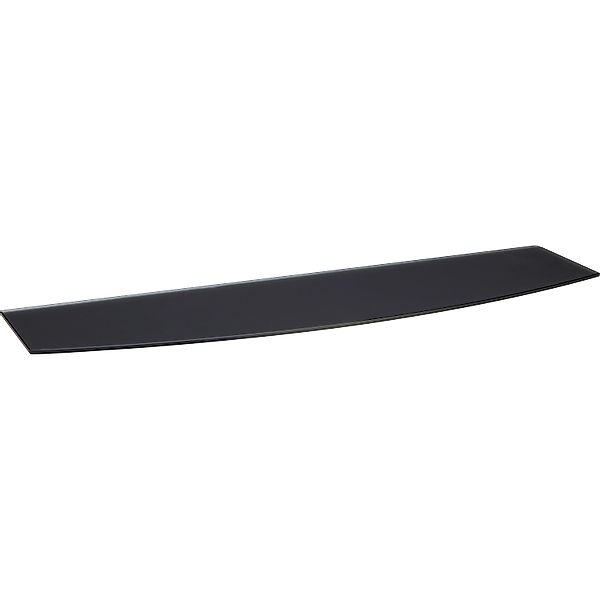 Glasregal Bransley 0,6 cm x 80 cm x 20 cm Gebogen Schwarz günstig online kaufen
