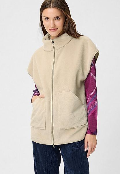 Olsen Fleeceweste mit Stehkragen günstig online kaufen