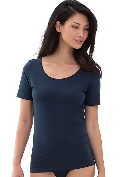 Mey Kurzarmshirt "Cotton Pure" Rundhalsausschnitt, Halbarm, Legere Passform günstig online kaufen