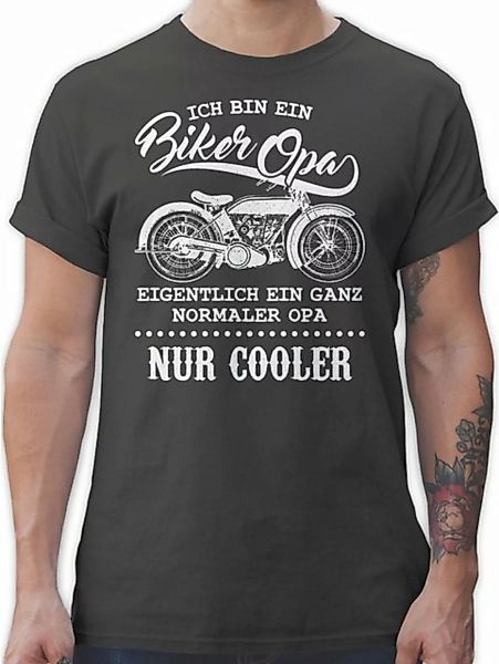 Shirtracer T-Shirt Ich bin ein Biker Opa Motorrad Opi Opa Geschenke günstig online kaufen