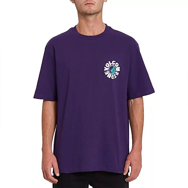 Volcom Nausea Loose Kurzärmeliges T-shirt XL Violet Indigo günstig online kaufen