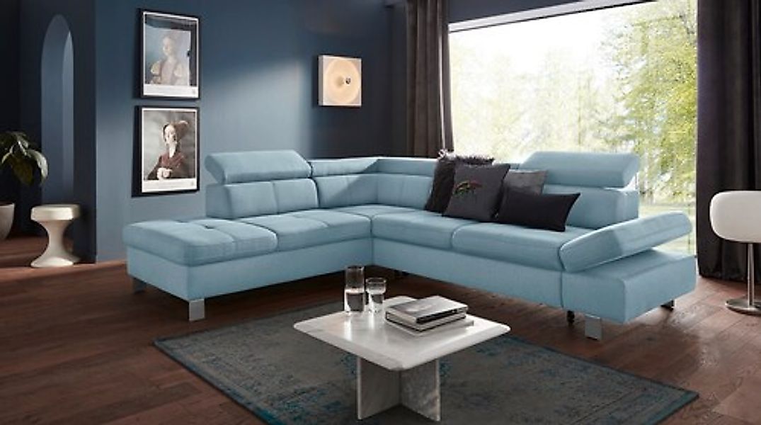 exxpo - sofa fashion Ecksofa »Fiji, L-Form«, mit Kopf- bzw. Rückenverstellu günstig online kaufen